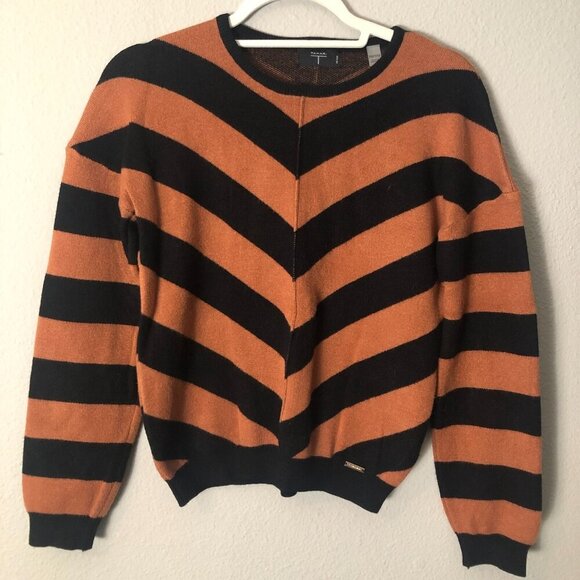 Tahari Chevron Stripe Sweater - Picture 2 of 8